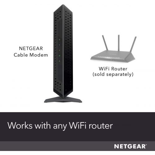  [아마존베스트]Amazon Renewed NETGEAR Cable Modem CM600 - Compatible with All Cable Providers Including Xfinity by Comcast, Spectrum, Cox | for Cable Plans Up to 400 Mbps | DOCSIS 3.0 (Renewed)