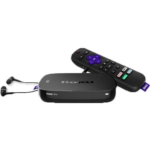  [아마존베스트]Amazon Renewed Roku Ultra | Streaming Media Player 4K/HD/HDR with Premium JBL Headphones 2019 (Renewed)