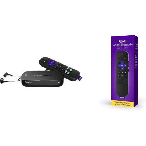  [아마존베스트]Amazon Renewed Roku Ultra | Streaming Media Player 4K/HD/HDR with Premium JBL Headphones 2019 (Renewed)