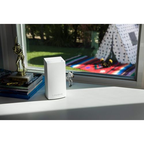  [아마존베스트]Amazon Renewed Linksys Velop Whole Home WiFi Router White Dual-Band Series, 1500 Sq Ft Coverage, 1 Pack Expandable! (AC1200) (Renewed)