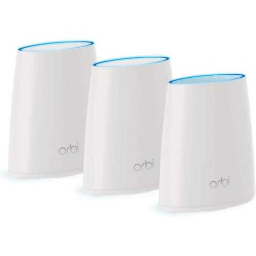  [아마존베스트]Amazon Renewed NETGEAR Orbi Whole Home Mesh WiFi System a€“ 3 Pack Route r& 2 Mini satellite extenders RBK43 (Renewed)