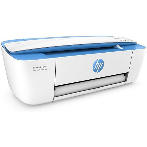  [아마존베스트]Amazon Renewed HP DeskJet 3755 Compact All-in-One Wireless Printer with Mobile Printing, HP Instant Ink & Amazon Dash Replenishment ready - Blue Accent (J9V90A) (Renewed)