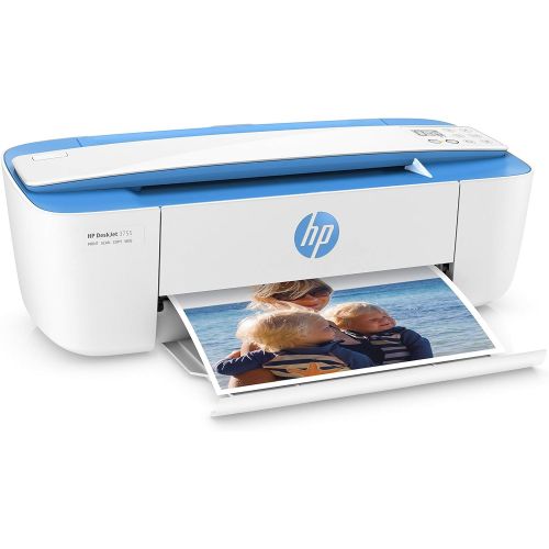  [아마존베스트]Amazon Renewed HP DeskJet 3755 Compact All-in-One Wireless Printer with Mobile Printing, HP Instant Ink & Amazon Dash Replenishment ready - Blue Accent (J9V90A) (Renewed)