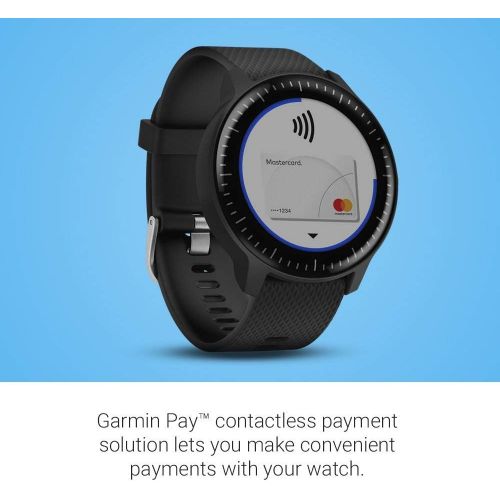  [아마존베스트]Amazon Renewed Garmin vivoactive 3 Music, GPS Smartwatch with Music Storage, Supports Spotify - Black (Renewed)