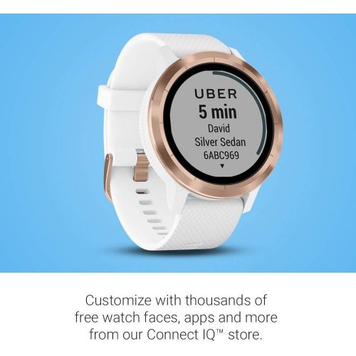  [아마존베스트]Amazon Renewed Garmin 010-01769-09 vivoactive 3, GPS Smartwatch with Contactless Payments and Built-in Sports Apps, 1.2, White/Rose Gold (Renewed)