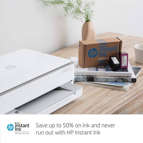  [아마존베스트]Amazon Renewed HP ENVY 6055 Wireless All-in-One Printer | Mobile Print, Scan & Copy (5SE16A) (Renewed)