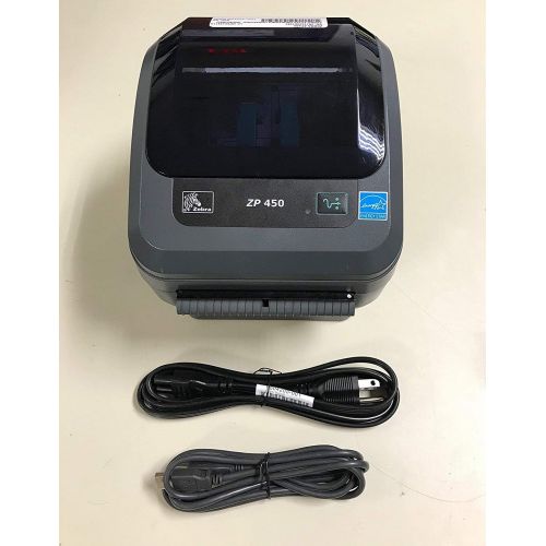  [아마존베스트]Amazon Renewed Zebra ZP 450 Label Thermal Bar Code Printer ZP450-0501-0000A (Renewed)