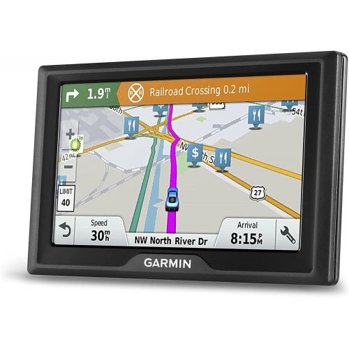  Amazon Renewed Garmin Drive 51 USA LM GPS Navigator System with Lifetime Maps, Spoken Turn-By-Turn Directions, Direct Access, Driver Alerts, TripAdvisor and Foursquare Data (Renewed)