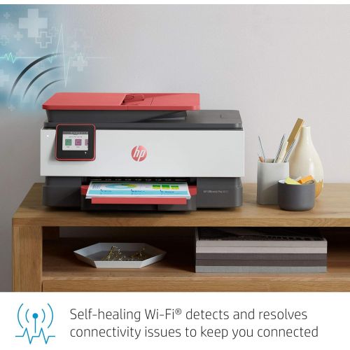  Amazon Renewed HP OfficeJet Pro 8035 All-in-One Wireless Printer - Smart Home Office Productivity - Coral (4KJ65A) (Renewed)