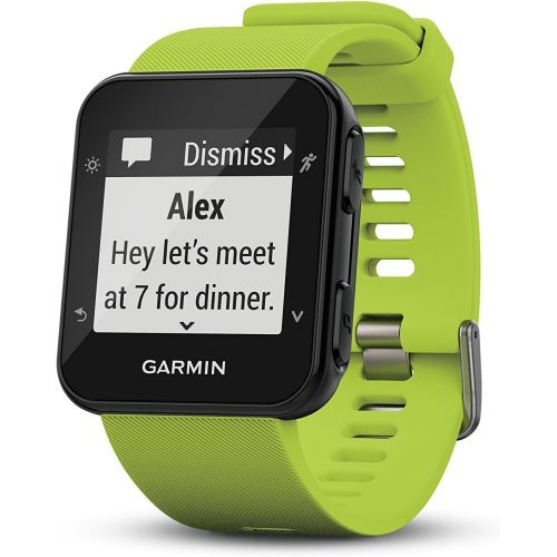  Amazon Renewed Garmin Forerunner 35 Watch, Limelight (Renewed)