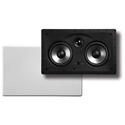  Amazon Renewed Polk Audio 255C-RT 2-way In-Wall Center Channel Speaker - The Vanishing Series, Easily Fits into the Wall, High-performance Audio, With Power Port and Paintable Wafer-Thin Sheer Gr