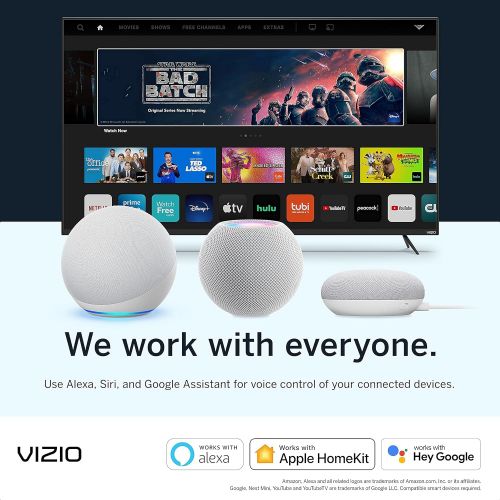  Amazon Renewed VIZIO 32-inch D-Series Full HD 1080p Smart TV with Apple AirPlay and Chromecast Built-in, Screen Mirroring for Second Screens, & 150+ Free Streaming Channels, D32f4-J01, 2021 Model