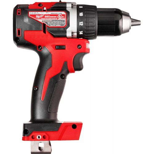  Amazon Renewed Milwaukee M18 18-Volt Lithium-Ion Brushless Cordless 1/2 Inch Compact Drill/Driver (Tool-Only) 2801-20 (Renewed)