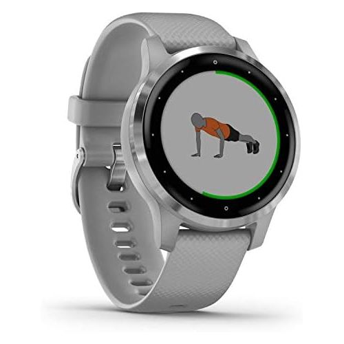  [아마존베스트]Amazon Renewed Garmin vivoactive 4S - Slim Waterproof GPS Fitness Smart Watch with Training Plans & Animated Exercises for Slim Wrists, 20 Sports Apps, 7 Days Battery Life, Contactless Payment, M