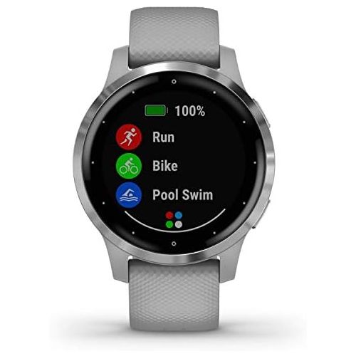  [아마존베스트]Amazon Renewed Garmin vivoactive 4S - Slim Waterproof GPS Fitness Smart Watch with Training Plans & Animated Exercises for Slim Wrists, 20 Sports Apps, 7 Days Battery Life, Contactless Payment, M