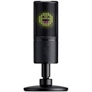 [아마존베스트]Amazon Renewed Razer Seiren Emote USB Kondensator-Mikrofon fuer Streaming mit Integriertem Schockdampfer, Superniere Aufnahmemuster und Razer Chroma LED Matrix (Generalueberholt)