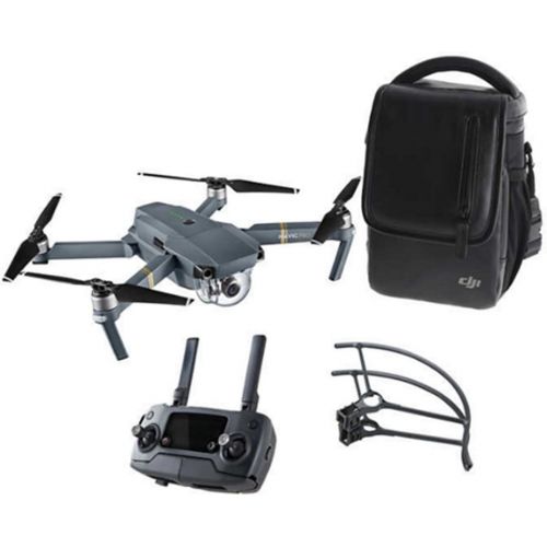 디제이아이 DJI Mavic Pro Aerial 4K Camera Drone Bundle w Shoulder Bag & Prop Guard (Certified Refurbished)