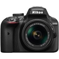 Nikon D3400 DSLR Camera wAF-P DX NIKKOR 18-55mm f3.5-5.6G VR Lens - Black (Certified Refurbished)
