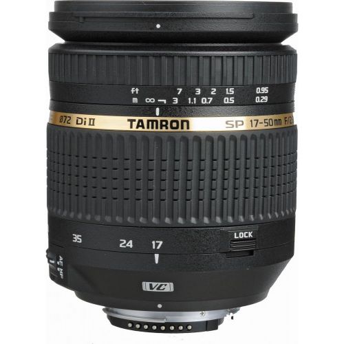 탐론 Tamron SP AF 17-50mm F2 8 XR Di II VC LD Lens for Nikon AF AFB005NII-700 - (Certified Refurbished)