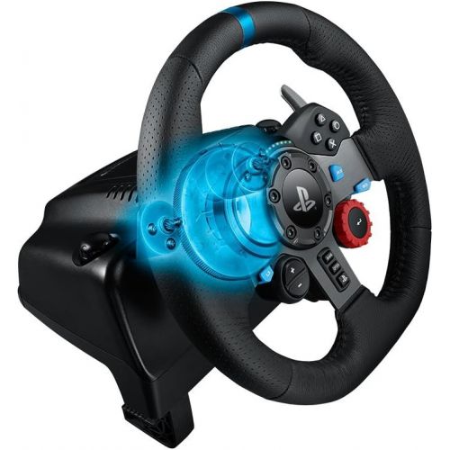 로지텍 Logitech G920 Dual-motor Feedback Driving Force Racing Wheel with Responsive Pedals for Xbox One (Certified Refurbished)