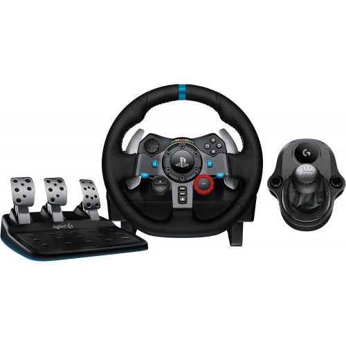 로지텍 Logitech G920 Dual-motor Feedback Driving Force Racing Wheel with Responsive Pedals for Xbox One (Certified Refurbished)