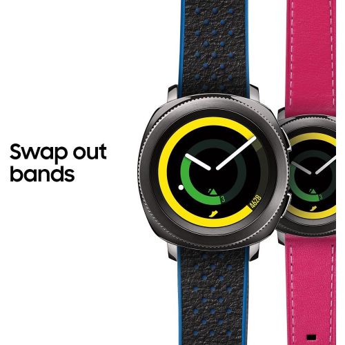 삼성 Samsung Gear Sport Smartwatch Bundle, Black (SM-R600NZKAXAR) (Certified Refurbished)