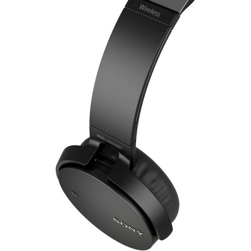 소니 Sony MDR-XB650BTB Extra Bass Bluetooth NFC Wireless Headphones - Black (Certified Refurbished)