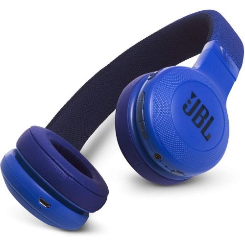 제이비엘 JBL Signature Sound Bluetooth Wireless On-Ear Headphones with One-Button Remote and Microphone, Blue (Certified Refurbished)