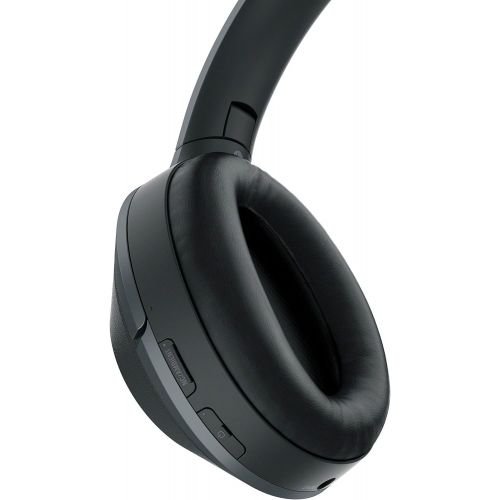 소니 Sony WH1000XM2 Premium Noise Cancelling Wireless Headphones ? Black (WH1000XM2B) (Certified Refurbished)