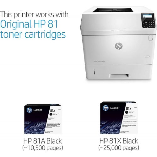 에이치피 HP LaserJet Enterprise M605dn Network Monochrome Printer, (E6B70A) (Certified Refurbished)