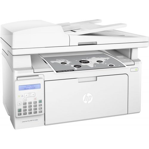 에이치피 HP LaserJet Pro MFP M130fn Printer, White (Certified Refurbished)