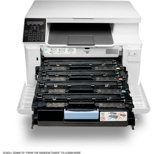 에이치피 HP Laserjet Pro M180nw All in One Wireless Color Laser Printer (T6B74A) (Certified Refurbished)