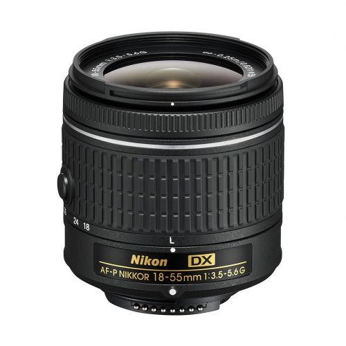  Nikon AF-P DX NIKKOR 18-55mm f3.5-5.6G Lens for Nikon DSLR Cameras (Certified Refurbished)