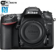 Nikon D7200 24.2 MP DX-format Digital SLR Camera Body Only with Wi-Fi and NFC - Black (CERTIF1ED REFURBISHED)