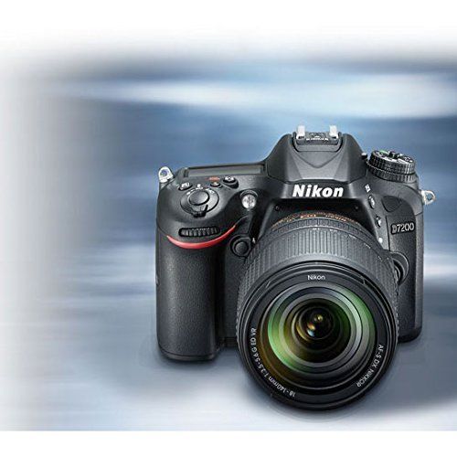  Nikon D7200 24.2 MP DX-format Digital SLR Camera Body Only with Wi-Fi and NFC - Black (CERTIF1ED REFURBISHED)