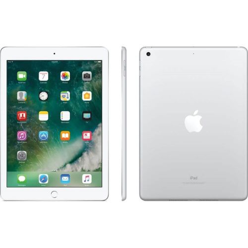 애플 Apple iPad with WiFi, 128GB, Silver (2017 Model) (Refurbished)