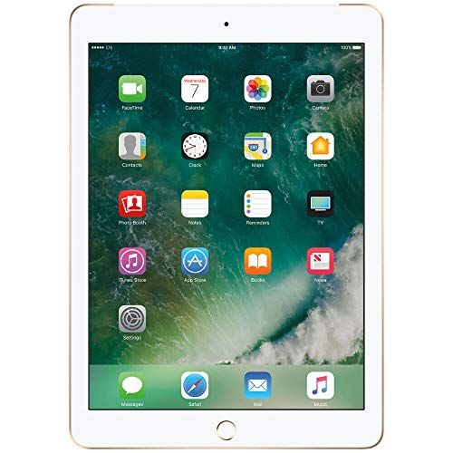 애플 Apple iPad with WiFi + Cellular, 32GB, Space Gray (2017 Model) (Refurbished)