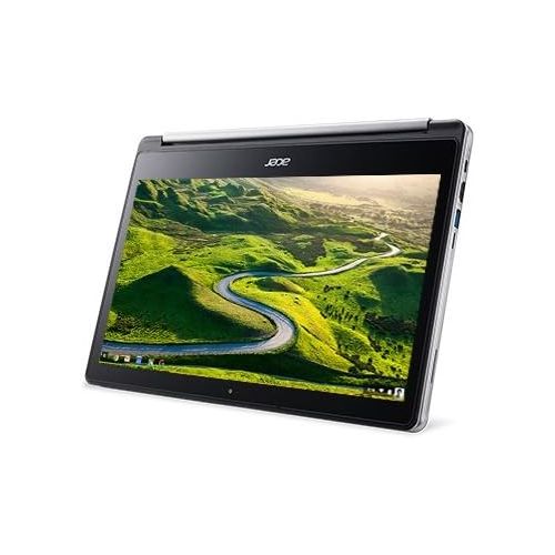 에이서 2017 Acer R13 13.3 Convertible 2-in-1 Full HD IPS Touchscreen Chromebook - MediaTek Quad-core 2.1GHz, 4GB RAM, 32GB SSD, PowerVR GX6250, 12Hr Battery Life, Chrome OS (Certified Ref