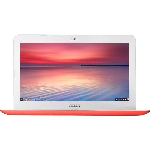아수스 Asus ASUS C300 ChromeBook 13.3 Inch (Intel Celeron, 2 GB, 16GB SSD, Red) (Certified Refurbished)
