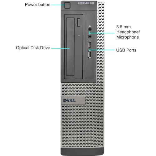  Fast Optiplex 3010 Business Desktop Computer Tower PC (Intel Ci5 3470, 4GB Ram, 500GB HDD, HDMI, WiFi, DVD-RW) Win 10 Pro with CD (Certified Refurbishd)