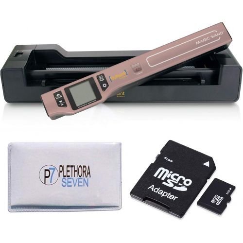  VuPoint Solutions Vupoint ST470 Magic Wand Portable Scanner wAuto-Feed Docking Station (Pink) (Certified Refurbished)