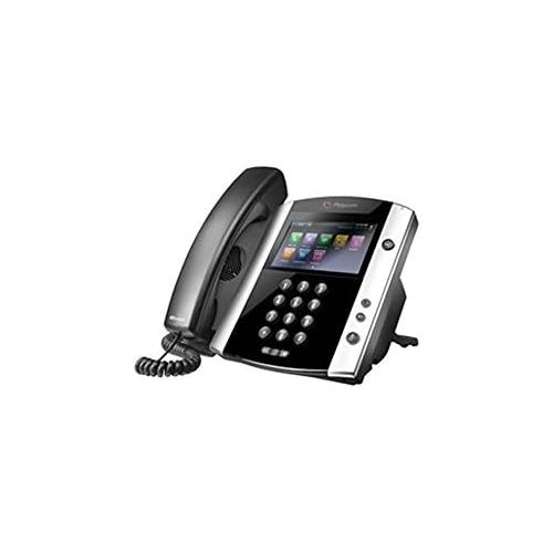  Polycom VVX 600 16-Line Phone with Power Supply (Certified Refurbished)