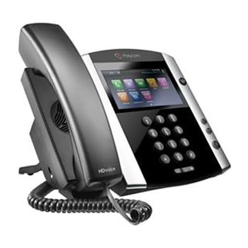  Polycom VVX 600 16-Line Phone with Power Supply (Certified Refurbished)