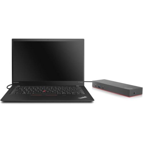 레노버 Lenovo ThinkPad Hybrid USB-C with USB-A Dock US (40AF0135US) (Certified Refurbished)