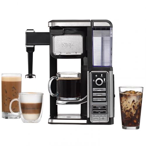 닌자 Amazon Renewed Ninja CF110 Coffee Bar Black/Silver (Renewed)