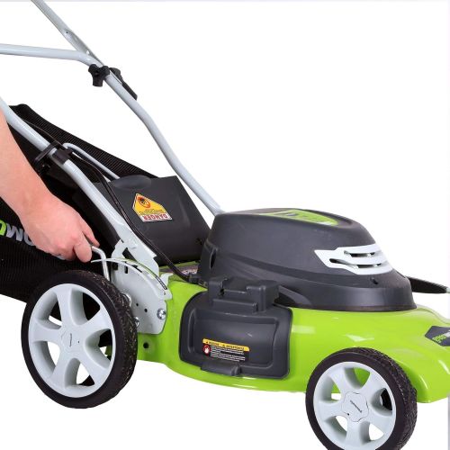  Amazon Renewed Greenworks 20-Inch 12 Amp Corded Lawn Mower 25022 (Renewed)