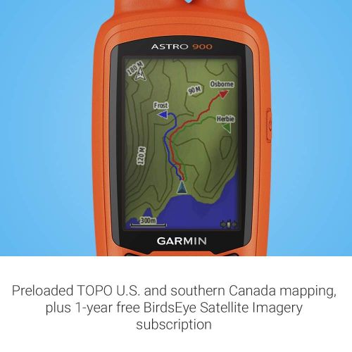  Amazon Renewed Garmin Astro 900 Dog Tracking Bundle, GPS Sporting Dog Tracking for Up to 20 Dogs, Includes Handheld and Dog Device (Renewed)