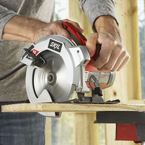  Amazon Renewed SKIL 5280-01 15-Amp 7-1/4-Inch Circular Saw with Single Beam Laser Guide (Renewed)