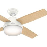 Amazon Renewed Hunter Fan 44 inch Contemporary Ceiling Fan with LED light kit and Remote Control included (Renewed)