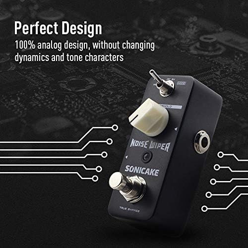  [아마존베스트]SONICAKE Noise Wiper True Bypass Noise Gate Guitar Bass Effects Pedal